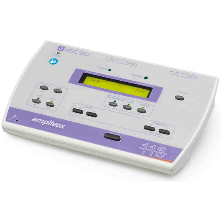 Audiometru de triaj Amplivox (screening) manual - 116 cu posibilitate alimentare cu baterii
