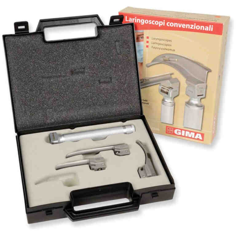 Set laringoscop cu lame MILLER