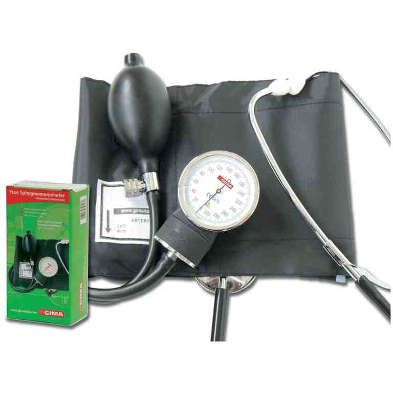Tensiometru mecanic cu stetoscop Gima