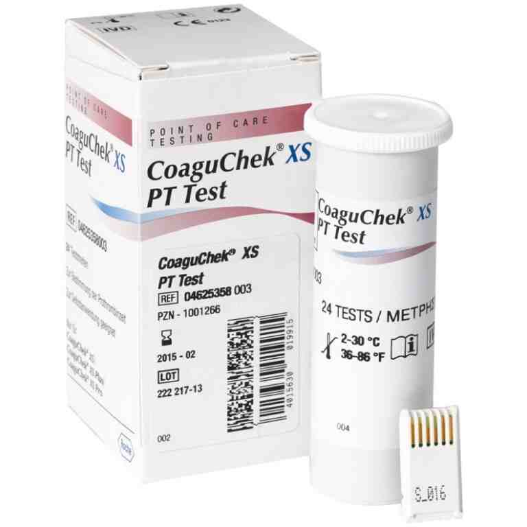 Teste Coaguchek XS 24