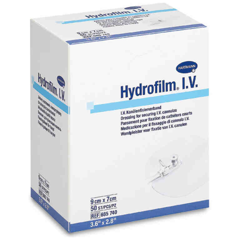 Plasture fixare branula Hydrofilm I.V.