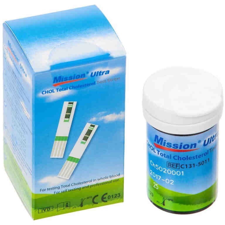 Teste colesterol total Acon Mission Ultra