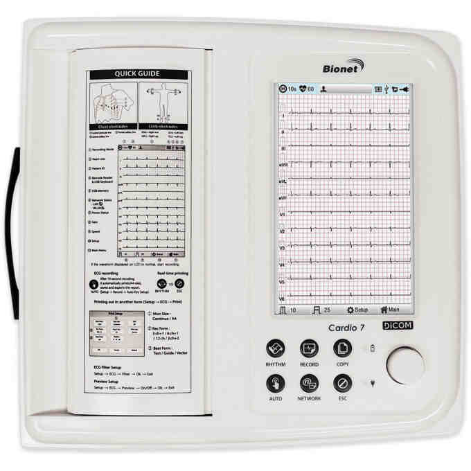 Electrocardiograf Bionet Cardio 7 (+ spirometru optional)