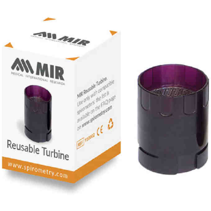 Turbina reutilizabila pentru spirometre MIR