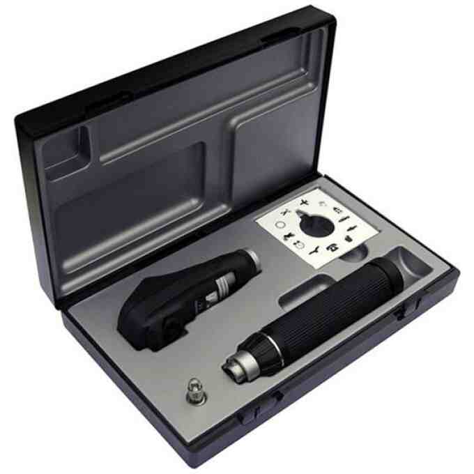 Trusa de diagnosticare cu retinoscop si oftalmoscop Riester Ri-vision 3794-550