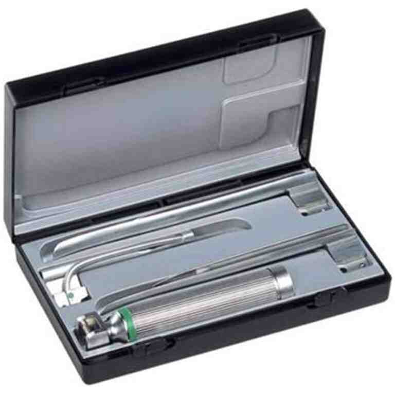 Set laringoscop Miller LED Riester Ri-modul 8148 cu acumulatori