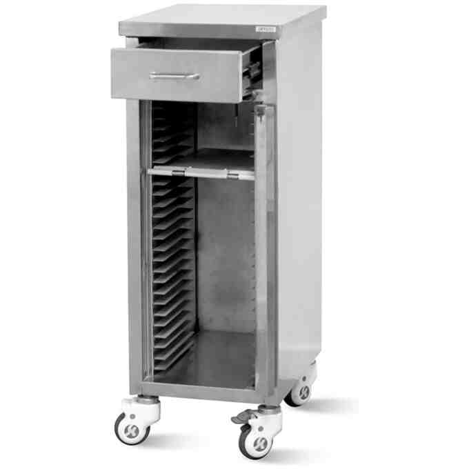 Troliu fise medicale inox PSKH014