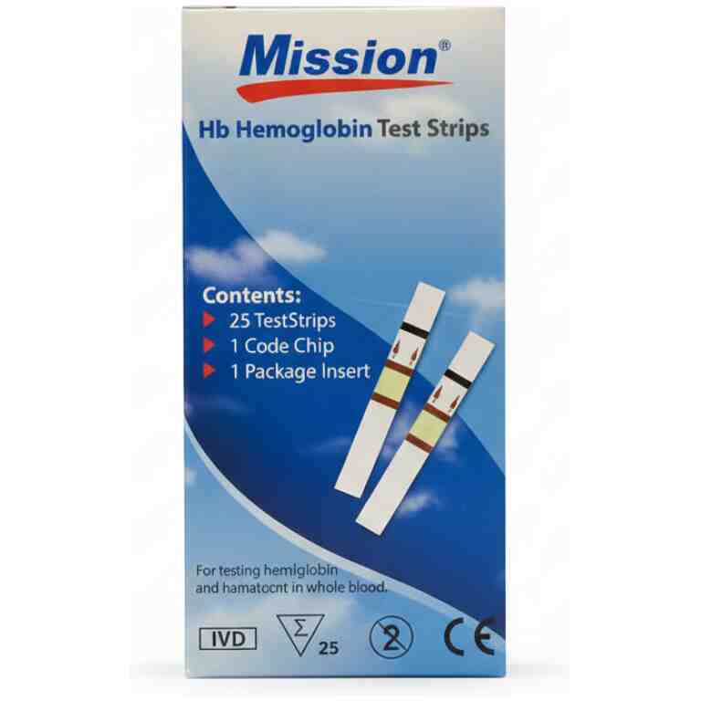 Teste hemoglobina Acon Mission HB