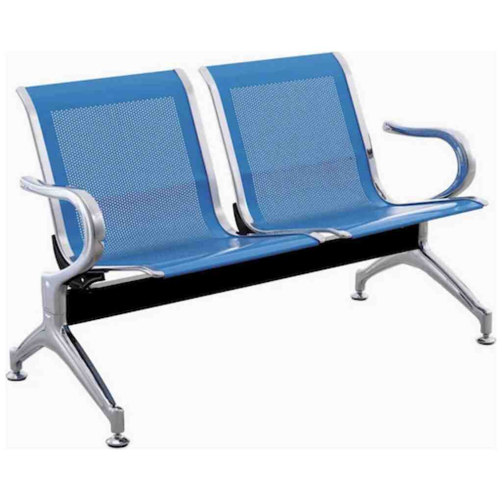 Bancuta de asteptare cu 2 locuri din metal