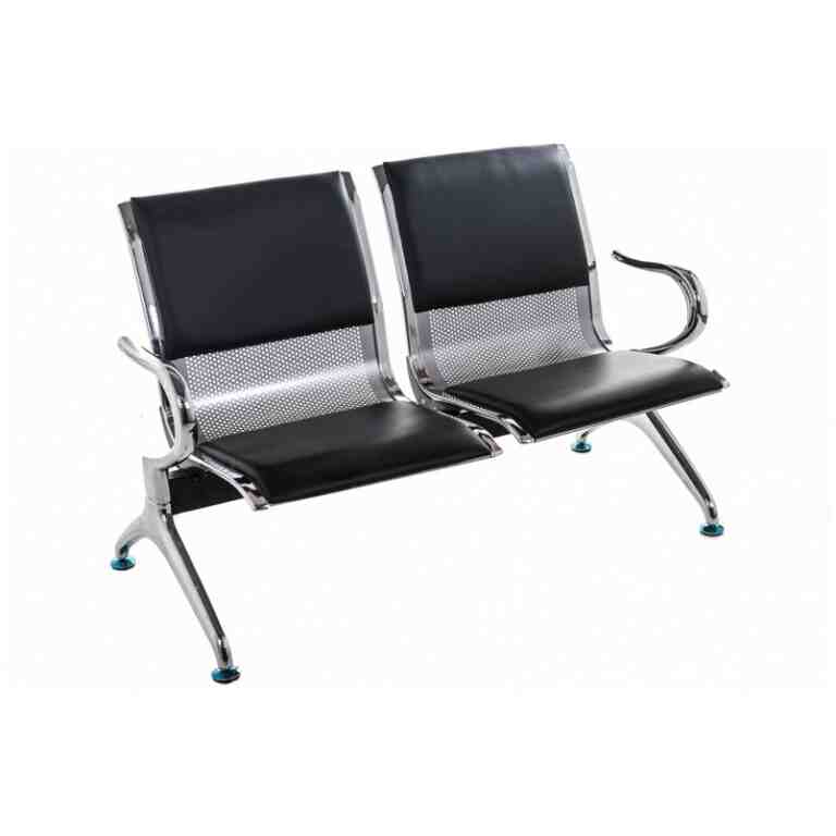 Bancuta de asteptare cu 2 locuri din piele ecologica