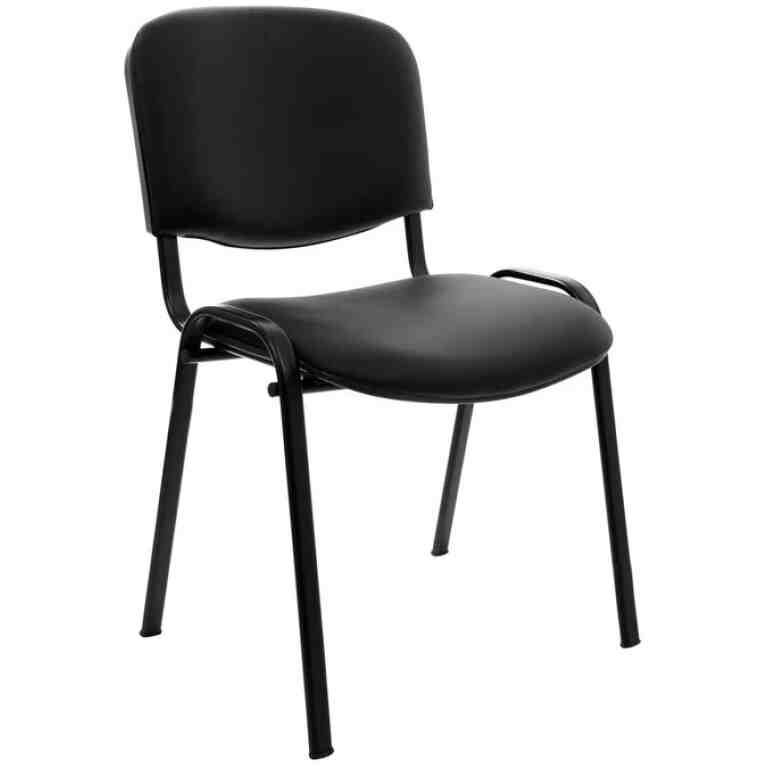 Scaun vizitator din piele ecologica