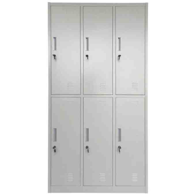 Vestiar metalic 6 usi 900x450x1800 mm