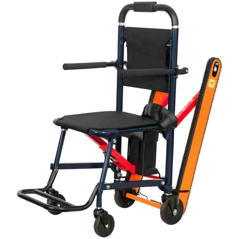 Scaun electric pentru urcat scări – pliabil, cu motor | Transport pacienți pe trepte EST01C